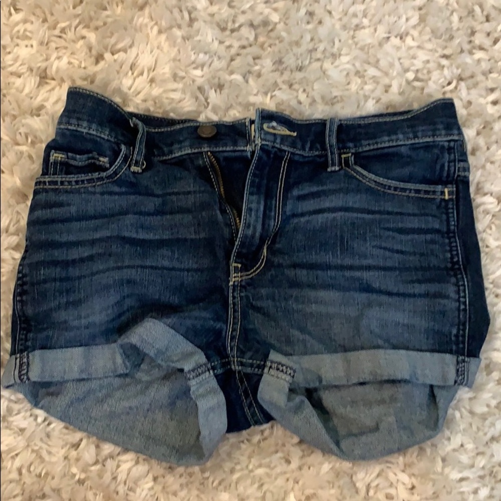 hollister high rise short shorts